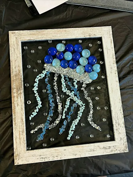 Framed Resin Art at Dwellings in Seminole
