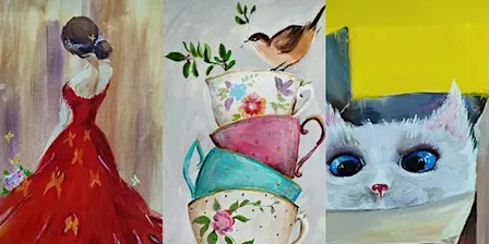 Instant Masterpiece Painting Evening - Community Space at Tesco