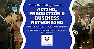 Acting,Production Business Networking|Elevating Your Potential - Nottingham