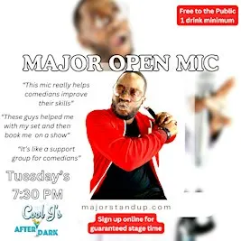 Copy of Major Standup Open Mic