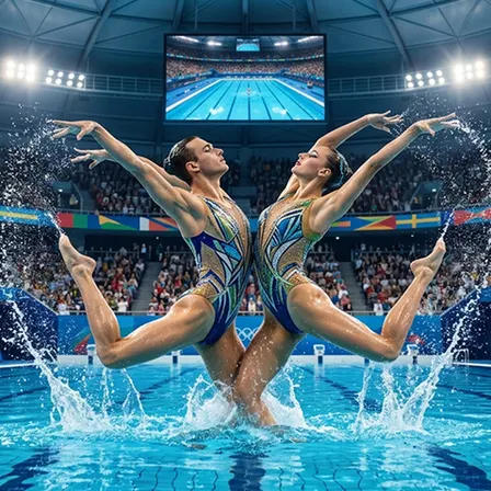 Artistic Swimming Swa04 Summer Games 2028
