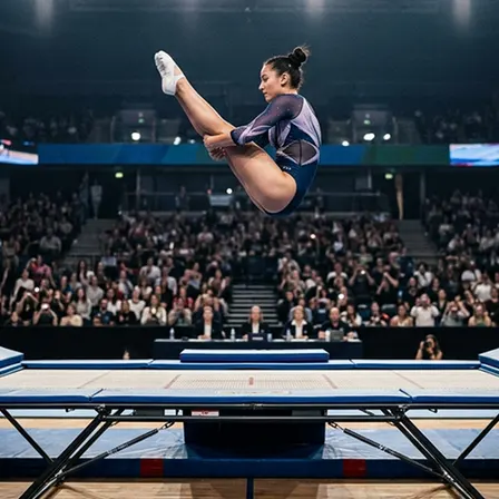 Trampoline Gymnastics Gtr02 Summer Games 2028