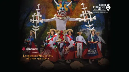 La muerte en México está más viva que nunca. Ballet Amalia Hernandez