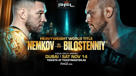 PFL DUBAI - NEMKOV VS. BILOSTENNIY - HEAVYWEIGHT WORLD TITLE