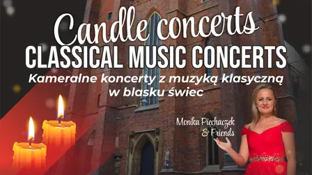 Kameralne koncerty z muzyką klasyczną w blasku świec