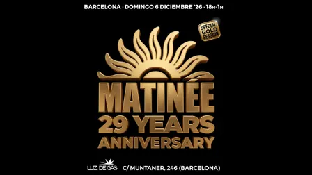 Matinée Gold - 29 Aniversario