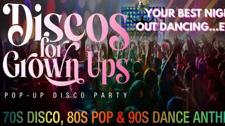 Christmas Daytime Disco Party for Grown Ups