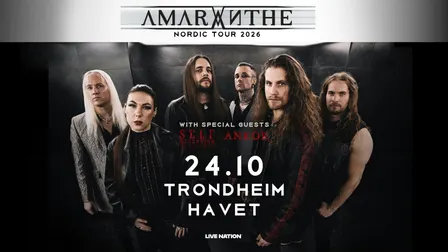 UTSOLGT! AMARANTHE – Nordic Tour 2026