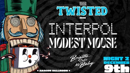 Q101 Twisted with Interpol & Modest Mouse