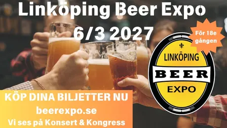 Entrébiljett - Linköping Beer Expo – En ölmässa för alla!