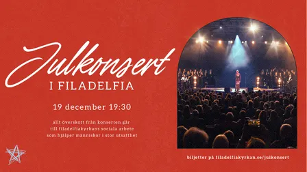 Julkonsert i Filadelfia