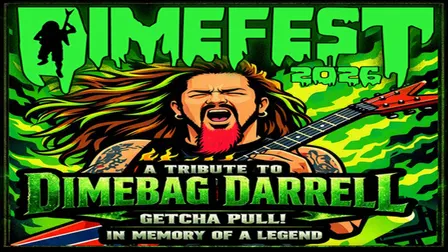 Dimefest 2026 featuing Cemetery Gatez: a Tribute to Pantera