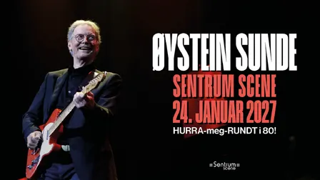 Øystein Sunde med HURRA-meg-RUNDT i 80