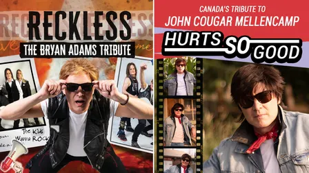 RECKLESS AND HURTS SO GOOD TRIBUTES TO BRYAN ADAMS AND JOHN MELLENCAMP