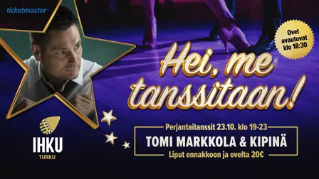Perjantaitanssit: Tomi Markkola & Kipinä
