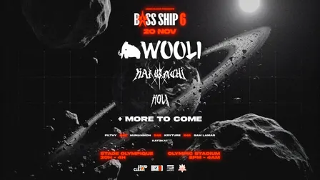 BASS SHIP Présente: Wooli, Kai Wachi, Hol!, Masquerade et PLUS!