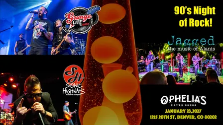 90s Rock Tribute Night: Grunge Lite w/ Sonic Highways and Jagged