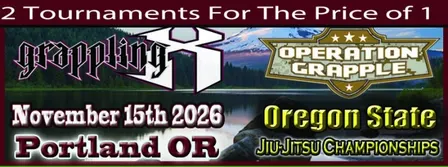 Grappling X 11/15/2026 Oregon State Jiu Jitsu Championships, Portland