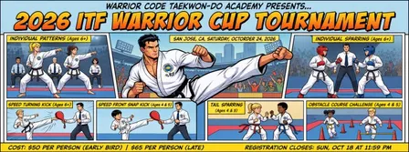 2026 ITF Warrior Cup Taekwon-Do Tournament