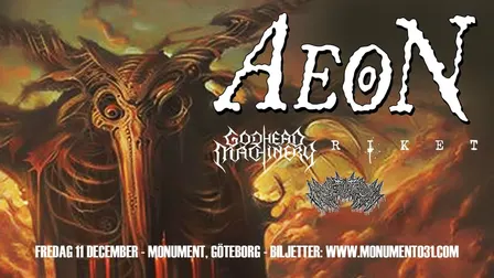 Aeon + Godhead Machinery, Riket & Cryptorium 11/12