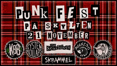 PUNK FEST PÅ SKYLTEN