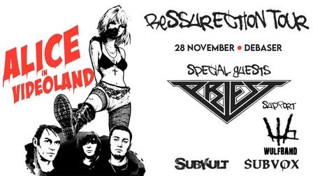 Alice In Videoland + Priest + Wulfband @ Debaser