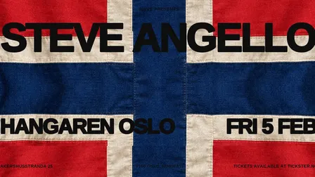 STEVE ANGELLO - OSLO - FRIDAY FEB 5TH