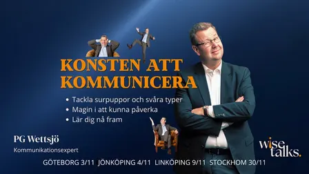 Konsten att kommunicera med PG Wettsjö