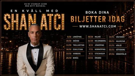 EN KVÄLL MED SHAN ATCI - STOCKHOLM