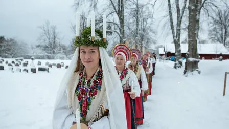 Luciakonsert i folkton