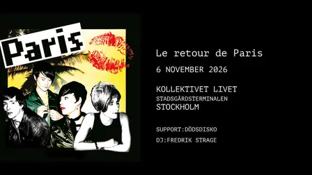 Paris 25-årsjubileum + Dödsdisko