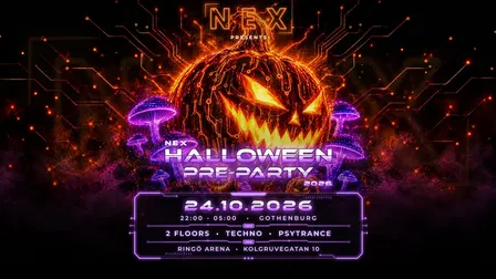 NEX | PRE-PARTY HALLOWEEN 2026 | 24 OCT
